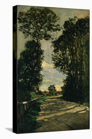 Walk (Road of the Farm Saint-Siméo), 1864-Claude Monet-Stretched Canvas