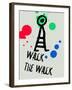 Walk the Walk 1-Lina Lu-Framed Art Print