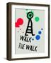 Walk the Walk 1-Lina Lu-Framed Art Print