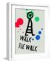 Walk the Walk 1-Lina Lu-Framed Art Print