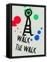 Walk the Walk 1-Lina Lu-Framed Stretched Canvas