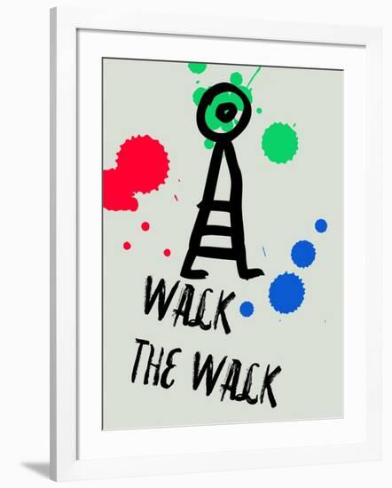 Walk the Walk 1-Lina Lu-Framed Art Print