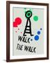 Walk the Walk 1-Lina Lu-Framed Art Print