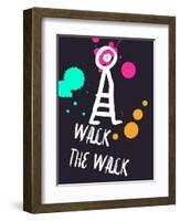 Walk the Walk 2-Lina Lu-Framed Art Print