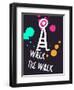Walk the Walk 2-Lina Lu-Framed Art Print