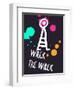 Walk the Walk 2-Lina Lu-Framed Art Print