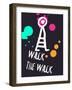 Walk the Walk 2-Lina Lu-Framed Art Print