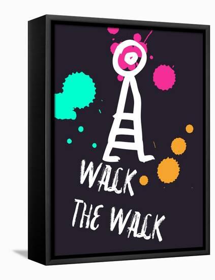 Walk the Walk 2-Lina Lu-Framed Stretched Canvas