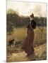 Walk Through the Park-Giovanni Boldini-Mounted Art Print