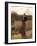 Walk Through the Park-Giovanni Boldini-Framed Art Print