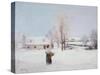 Walk Through the Snow-Walter Mcadam-Stretched Canvas