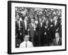 Walk to Freedom Marchers Including Dr. Martin Luther King Jr. and Detroit Mayor Jerome P. Cavanaugh-Francis Miller-Framed Premium Photographic Print