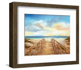 Walk to the Beach-null-Framed Art Print