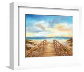 Walk to the Beach-null-Framed Art Print