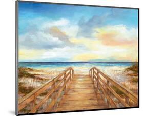 Walk to the Beach-null-Mounted Art Print