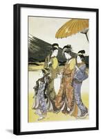 Walk Towards Mount Fuji-null-Framed Giclee Print