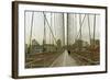 Walk Way on Brooklyn Bridge-zygotmaticus-Framed Photographic Print