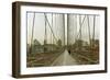 Walk Way on Brooklyn Bridge-zygotmaticus-Framed Photographic Print