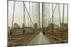 Walk Way on Brooklyn Bridge-zygotmaticus-Mounted Photographic Print