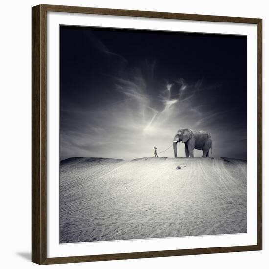 Walk with Me-Luis Beltran-Framed Premium Photographic Print