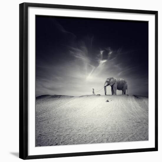 Walk with Me-Luis Beltran-Framed Premium Photographic Print