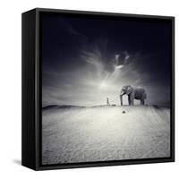 Walk with Me-Luis Beltran-Framed Stretched Canvas