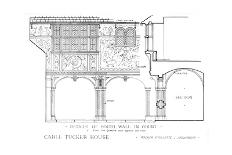 Stair hall elevations - house of Carll Tucker, Mount Kisco, New York, 1925-Walker and Gillette-Giclee Print