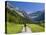 Walker, Cirque De Gavarnie, Pyrenees National Park, Hautes-Pyrenees, Midi-Pyrenees, France-Doug Pearson-Stretched Canvas