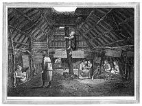 Inside of a House in Oonalashka, C1776-1779-Walker-Giclee Print