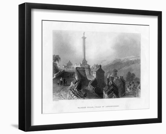 Walker's Pillar, Londonderry, Northern Ireland, 1860-R Wallis-Framed Giclee Print