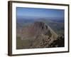 Walkers Approaching the Summit of Mount Snowdon from the Ridge of Y Lliwedd National Park-Nigel Blythe-Framed Photographic Print