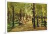 Walkers in the Tiergarten-Max Liebermann-Framed Giclee Print