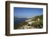 Walkers Near Cromwell's Castle in Summer Sunshine-Peter Barritt-Framed Photographic Print