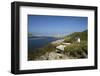 Walkers Near Cromwell's Castle in Summer Sunshine-Peter Barritt-Framed Photographic Print