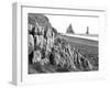 Walkers on Reynisfjara Beach, Iceland-Nadia Isakova-Framed Photographic Print