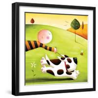 Walkies-Jo Parry-Framed Art Print