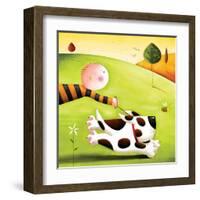 Walkies-Jo Parry-Framed Art Print