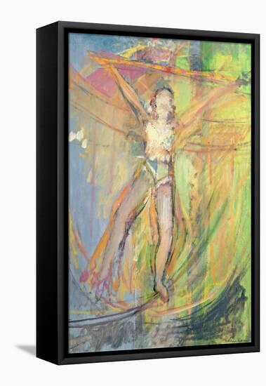 Walking a Tightrope, 1992-Pamela Scott Wilkie-Framed Stretched Canvas