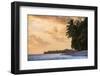 Walking Along a Tropical Beach at Sunset, Rarotonga, Cook Islands, South Pacific, Pacific-Matthew Williams-Ellis-Framed Photographic Print