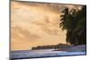 Walking Along a Tropical Beach at Sunset, Rarotonga, Cook Islands, South Pacific, Pacific-Matthew Williams-Ellis-Mounted Photographic Print