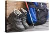 Walking Boots, Backpack, Hiking Sticks-Rainer Mirau-Stretched Canvas