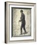 Walking, C.1882-Georges Seurat-Framed Giclee Print