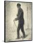 Walking, C.1882-Georges Seurat-Stretched Canvas