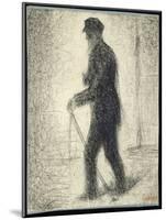Walking, C.1882-Georges Seurat-Mounted Giclee Print