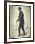 Walking, C.1882-Georges Seurat-Framed Giclee Print