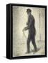 Walking, C.1882-Georges Seurat-Framed Stretched Canvas