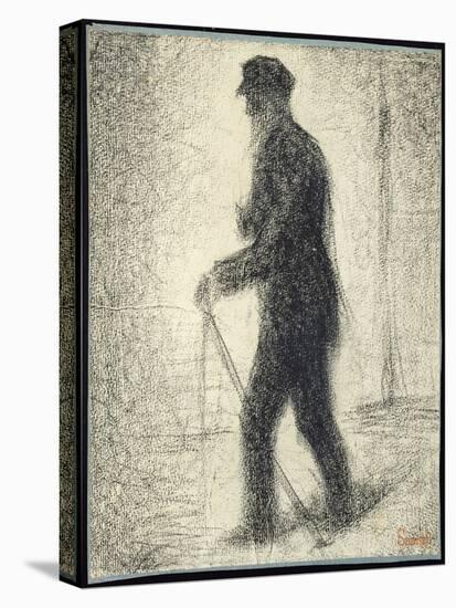 Walking, C.1882-Georges Seurat-Stretched Canvas