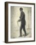 Walking, circa 1882-Georges Seurat-Framed Giclee Print