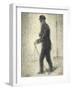 Walking, circa 1882-Georges Seurat-Framed Giclee Print