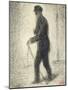 Walking, circa 1882-Georges Seurat-Mounted Giclee Print